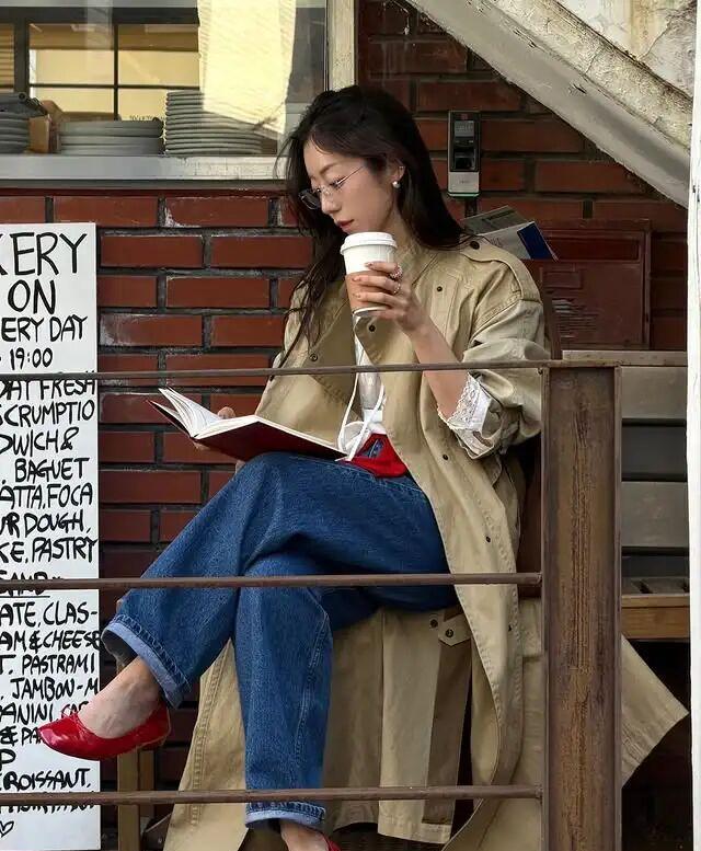 burberry 风衣 颜色_巴黎街头穿搭公式_法式松弛感穿搭