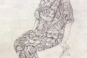 学工笔画线描人物画谱，跟何家英学造型与创新