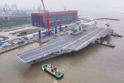 中国航母福建舰高清图片来了，比美军还漂亮