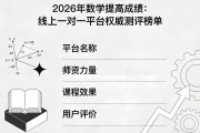数学名师导航：2026真人测评5家提分平台