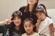 贾静雯9岁二女儿波妞太活泼，完美遗传赵敏性格