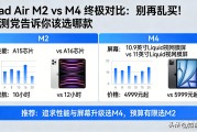 iPad Air M2和M4怎么选？看参数避坑