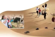 巴丹吉林沙漠旅游新玩法：看雕塑住小镇
