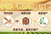 农作物秆发酵做肥料，小规模堆沤法最实用
