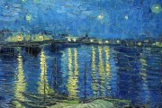 梵高罗纳河上的星夜：作品英文简介及画作亮点
