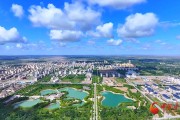 瓜州县践行理念推进河湖建设，疏勒河三道沟段景色美如画
