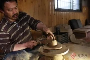 尼西黑陶火盆图片 手工制作成品实拍