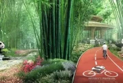 眉山北湖生态公园最新进展：成华区38个重大项目集中开工