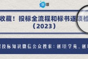 服装投标书怎么写？格式检查表避坑指南