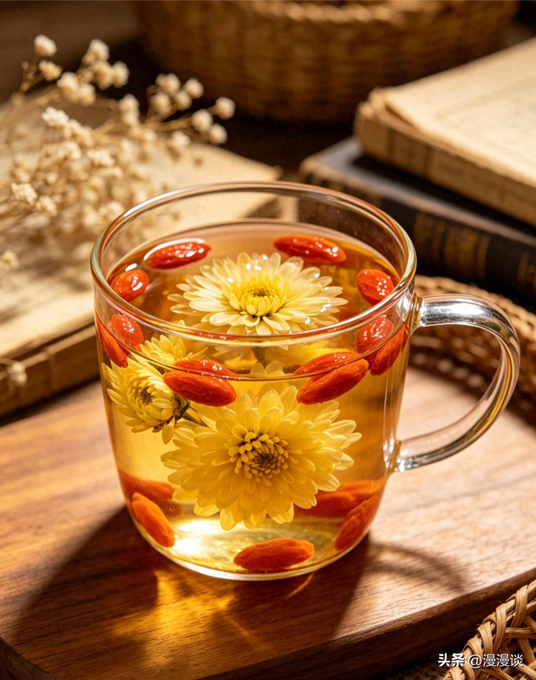肝火旺盛菊花茶搭配_清肝明目枸杞菊花茶做法_正常的菊花茶是什么颜色