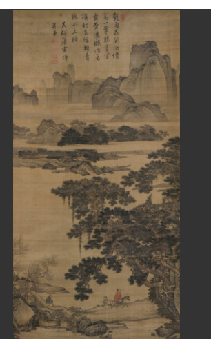 唐伯虎的画真迹报价_唐寅 画家 诗词 吴中四才子_唐寅 松崖别业图 拍卖纪录 保利拍卖