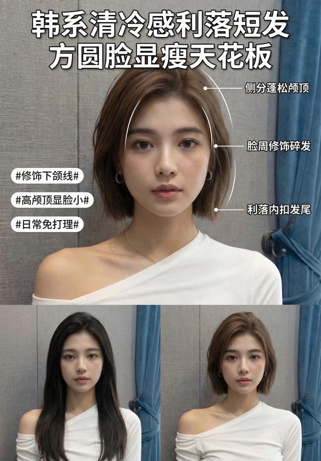 空气刘海用多大卷发棒_剪短发钻石切割发型_显白染发技巧玫瑰茶