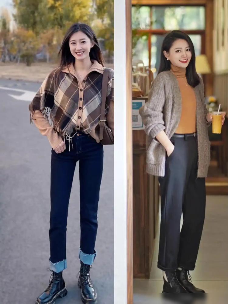 马丁靴搭配_马丁靴选购指南_马丁靴怎么穿没有折痕
