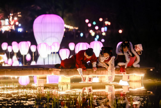 杭州远洋乐堤港奇遇新春灯会_西溪湿地非遗彩灯体验_杭州西溪湿地文化简介