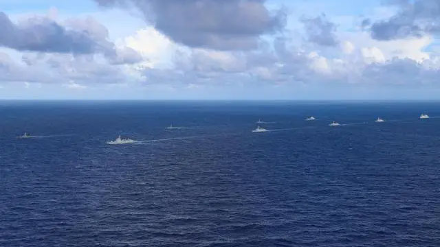 中俄海上联合演习_中国与俄罗斯联合军演_联合反潜科目互信