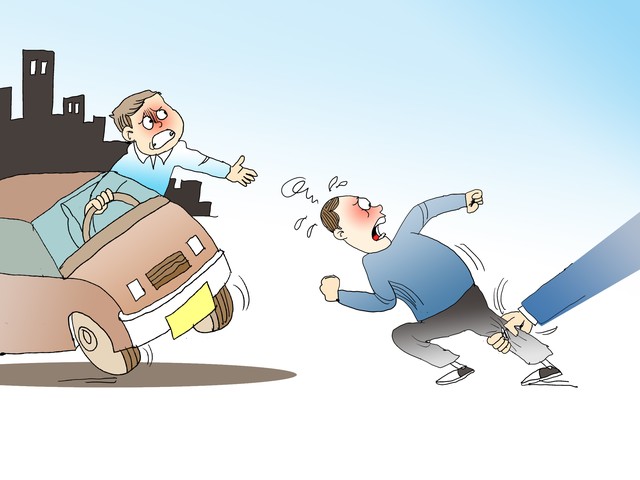司机无责赔偿_无接触事故碰瓷_摔手机碰瓷