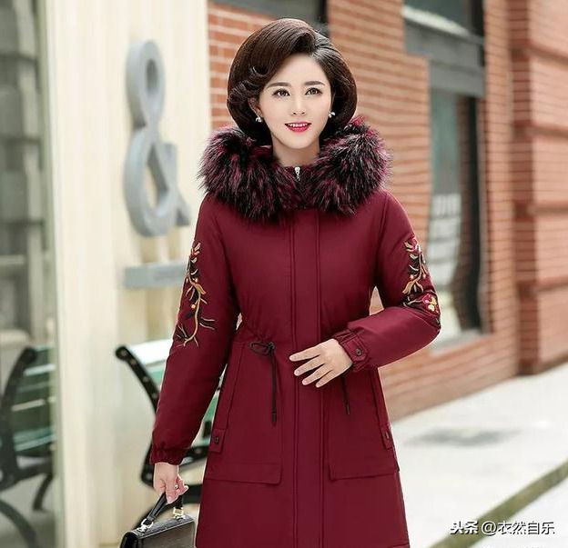 3D立体剪裁修身显瘦女装_优雅气质时尚棉衣_复古民族风加厚中长棉袄