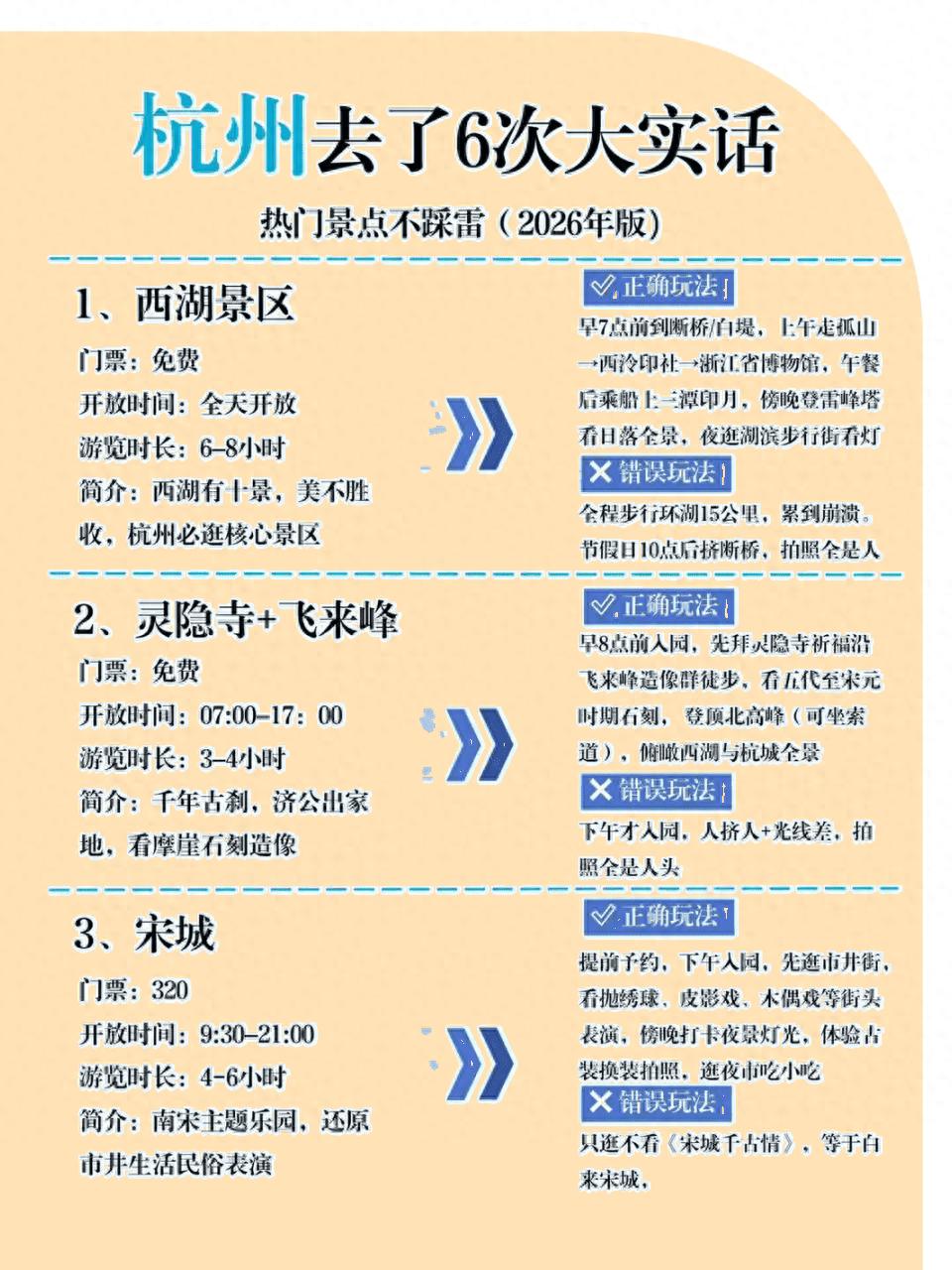 杭州自助旅游攻略_第一次去杭州避坑攻略_杭州旅游必去景点推荐