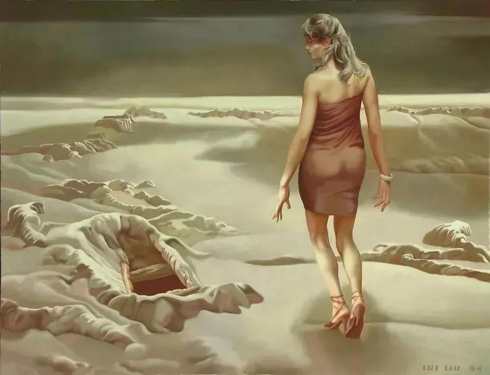 刘溢人体油画 魔幻画风 人性表达_油画人体高清大图