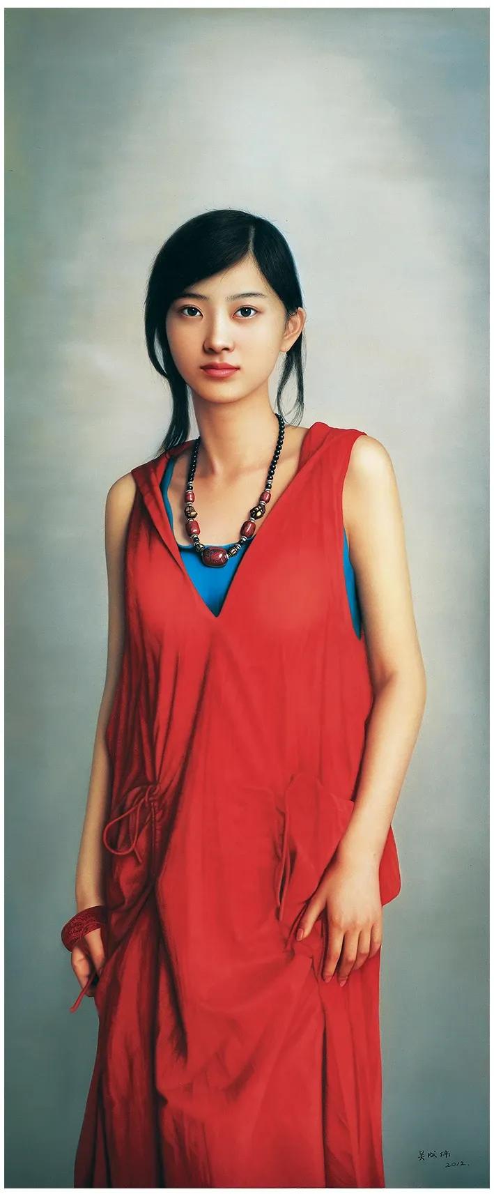吴成伟女人油画技法_油画人体高清大图_超写实油画女人体