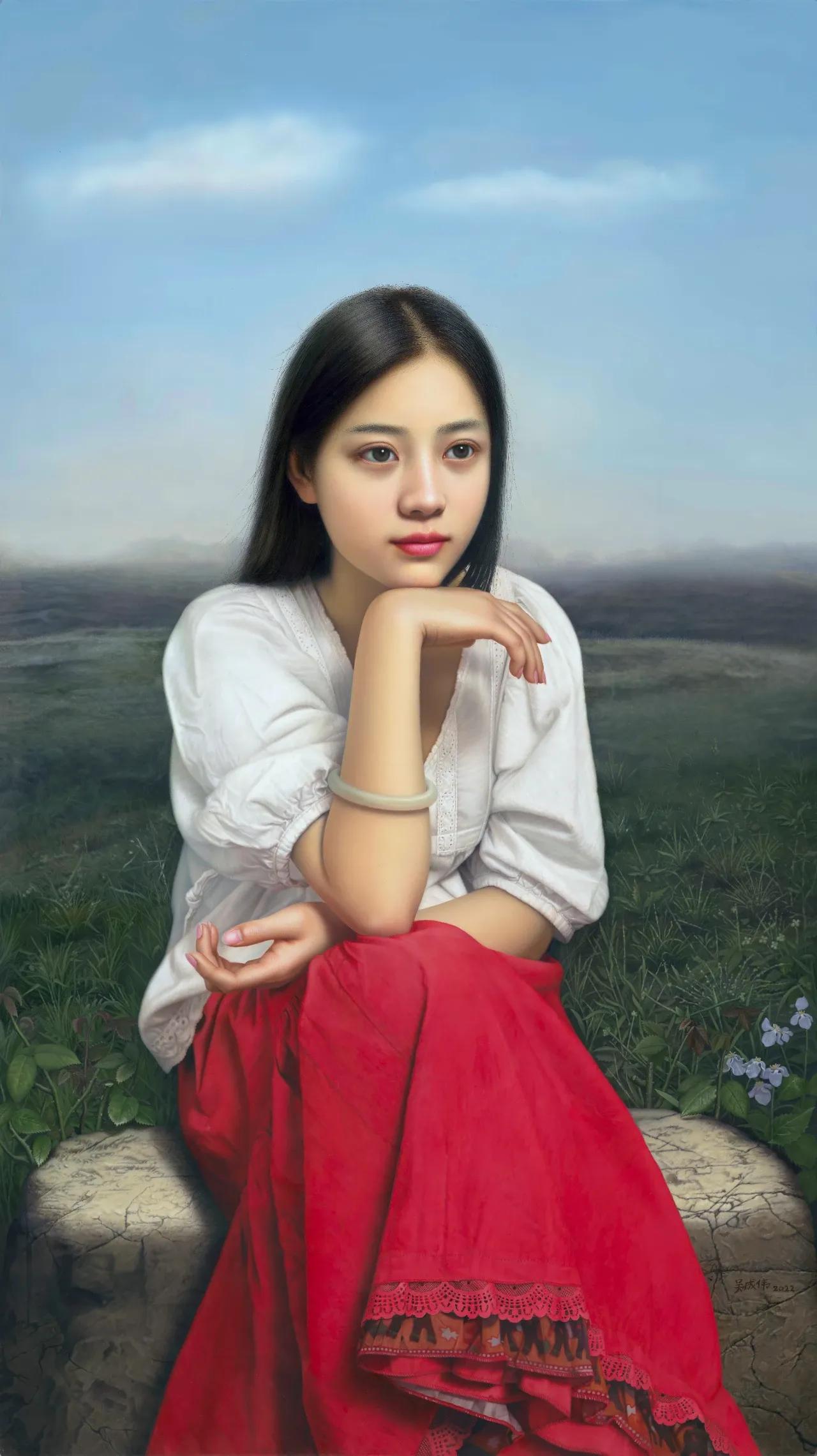 超写实油画女人体_油画人体高清大图_吴成伟女人油画技法