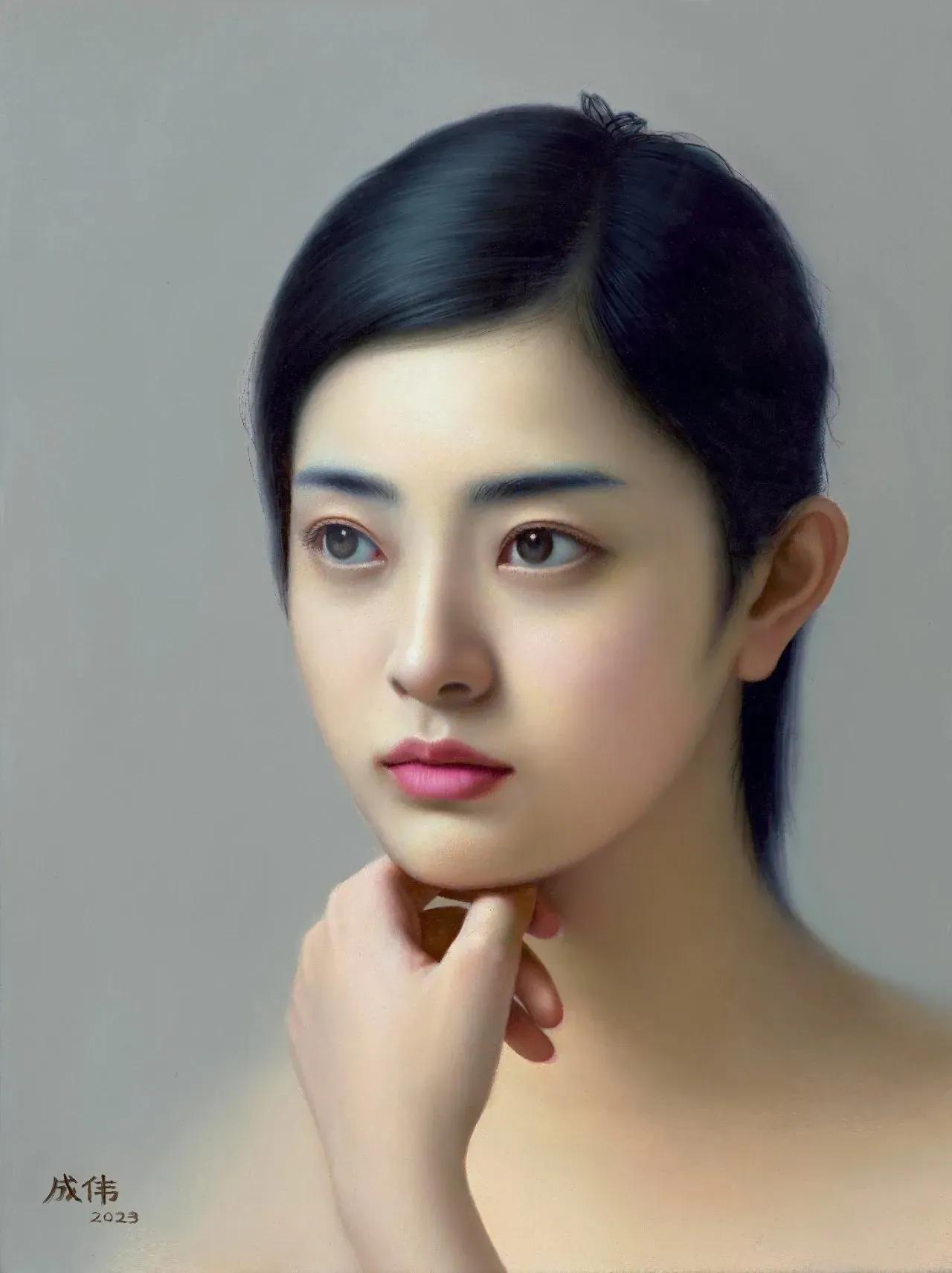 油画人体高清大图_吴成伟女人油画技法_超写实油画女人体