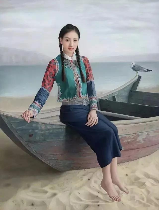 超写实油画女人体_吴成伟女人油画技法_油画人体高清大图