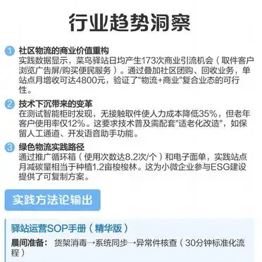 菜鸟的运营机制_智能分拣系统配置方案_菜鸟驿站物流末端运营管理