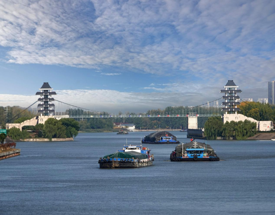 淮河入海水道二期枢纽工程建设现场（淮安市委网信办供图）