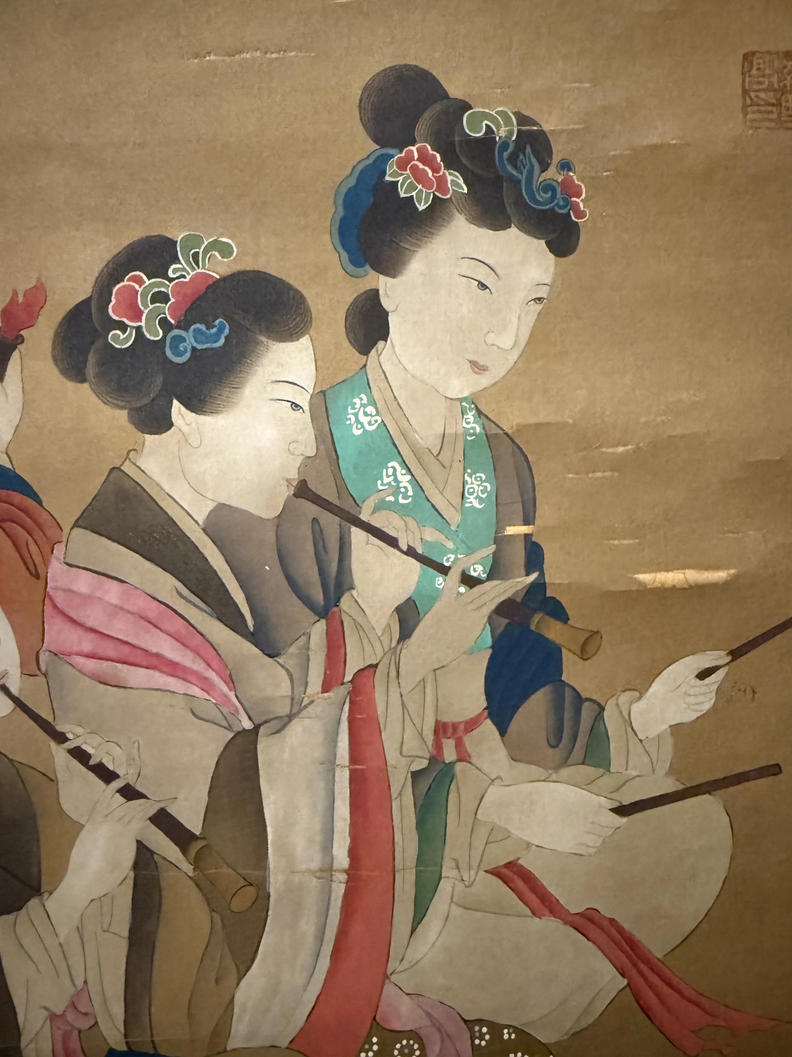 仙凡笔墨传奇故事_恶搞古画图片_古代字画通灵传说