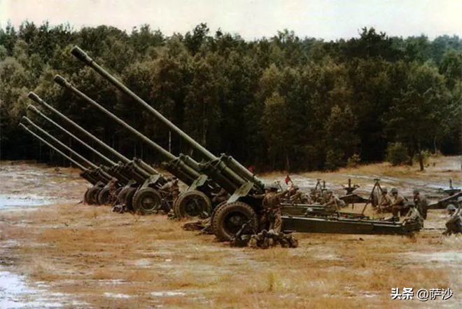 苏军M-46型加农炮_老式火炮结构图_59式130毫米加农炮