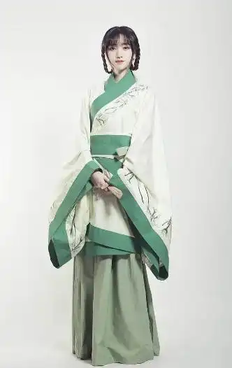 古代女子薄纱长裙_古代女子曲裾服饰介绍_裹胸的起源与发展