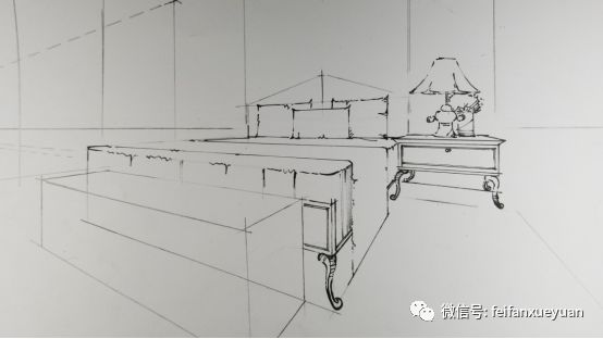 室内设计透视方法_手绘一点斜透视技巧_手绘线条图像—物象空间的表达