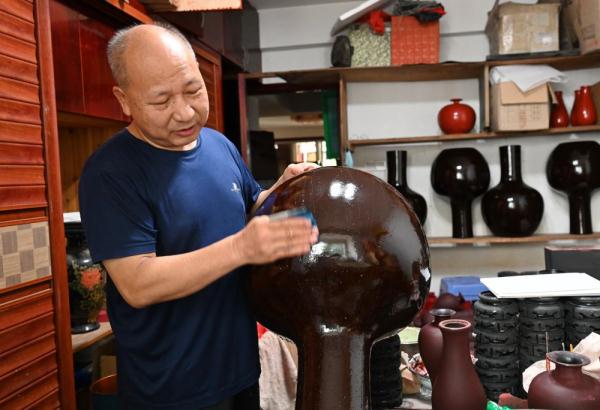 国家级非物质文化遗产福州脱胎漆器髹饰技艺_漆画制作工艺_福州脱胎漆器制作工艺