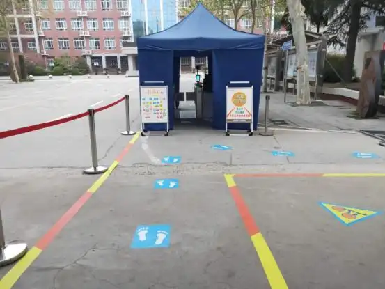 郑州九中分校姓蔡的同学图片_河南省高三年级返校复学准备_郑州九中防疫措施