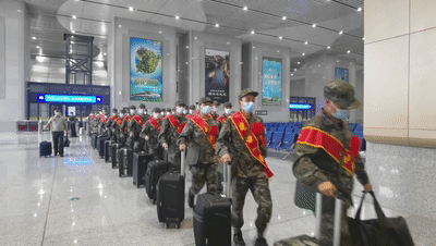绍兴新兵入伍仪式_河北征兵新考核_绍兴新兵家长送别