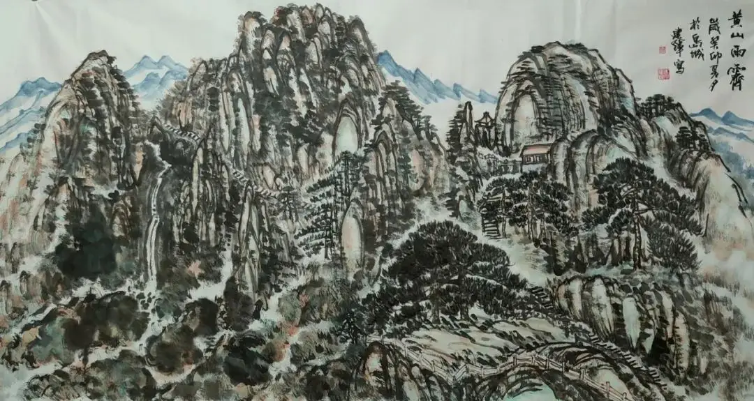 李翰博水平怎么样_李翰 国画 山水画