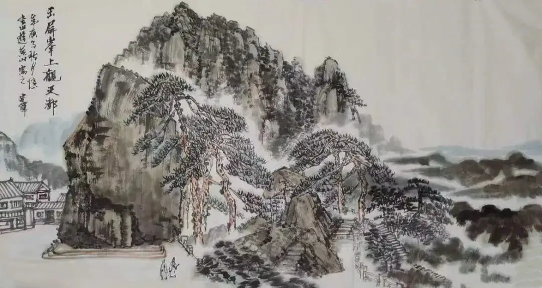 李翰博水平怎么样_李翰 国画 山水画
