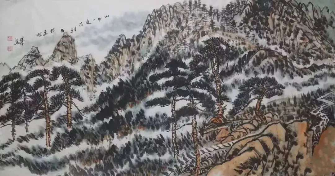 李翰博水平怎么样_李翰 国画 山水画