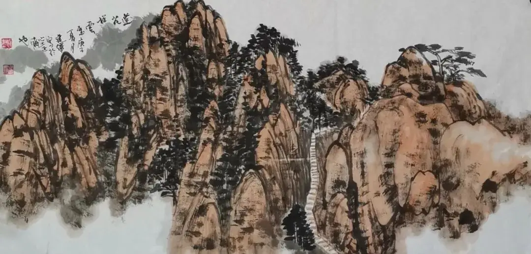 李翰博水平怎么样_李翰 国画 山水画