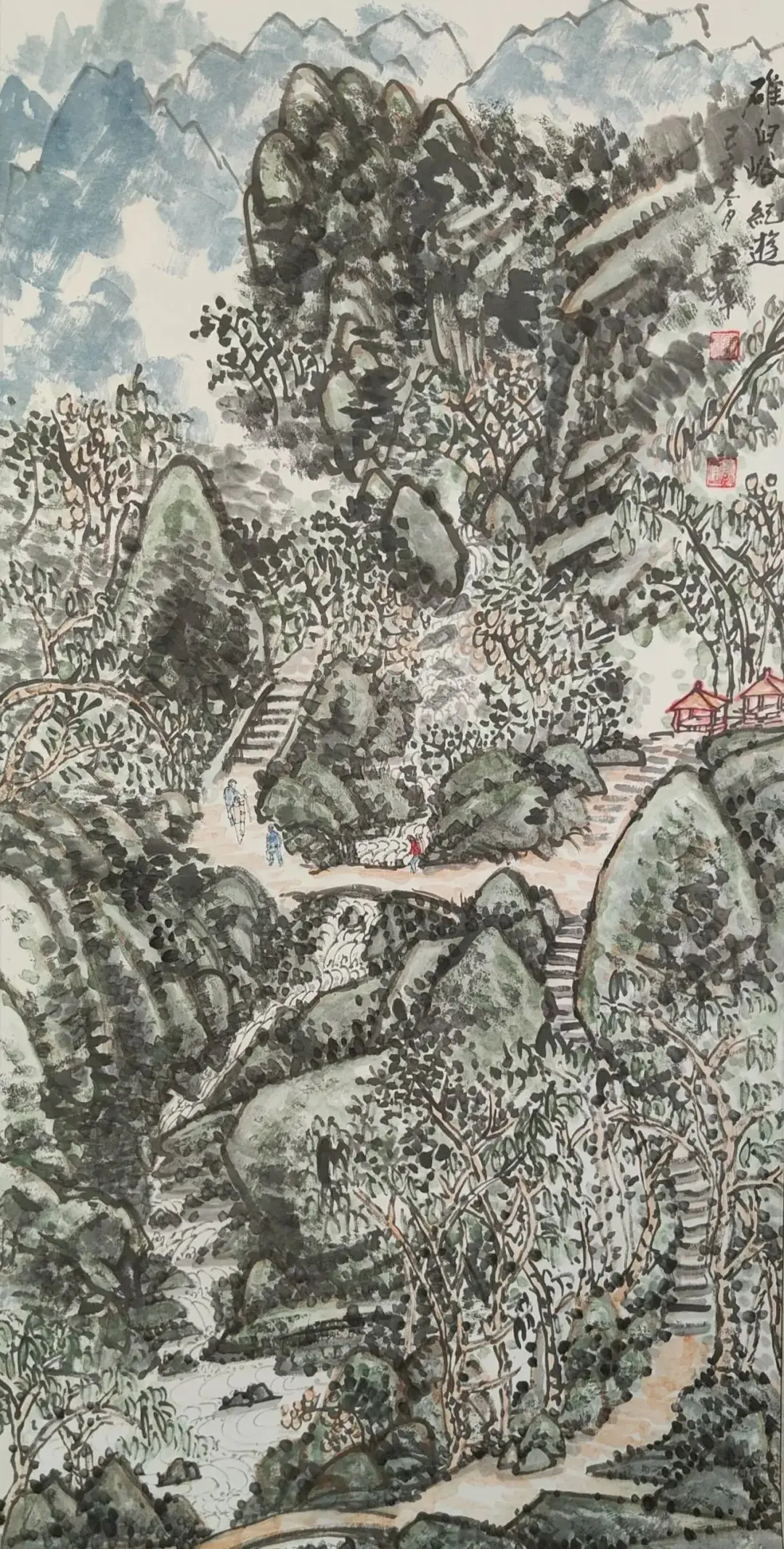 李翰博水平怎么样_李翰 国画 山水画