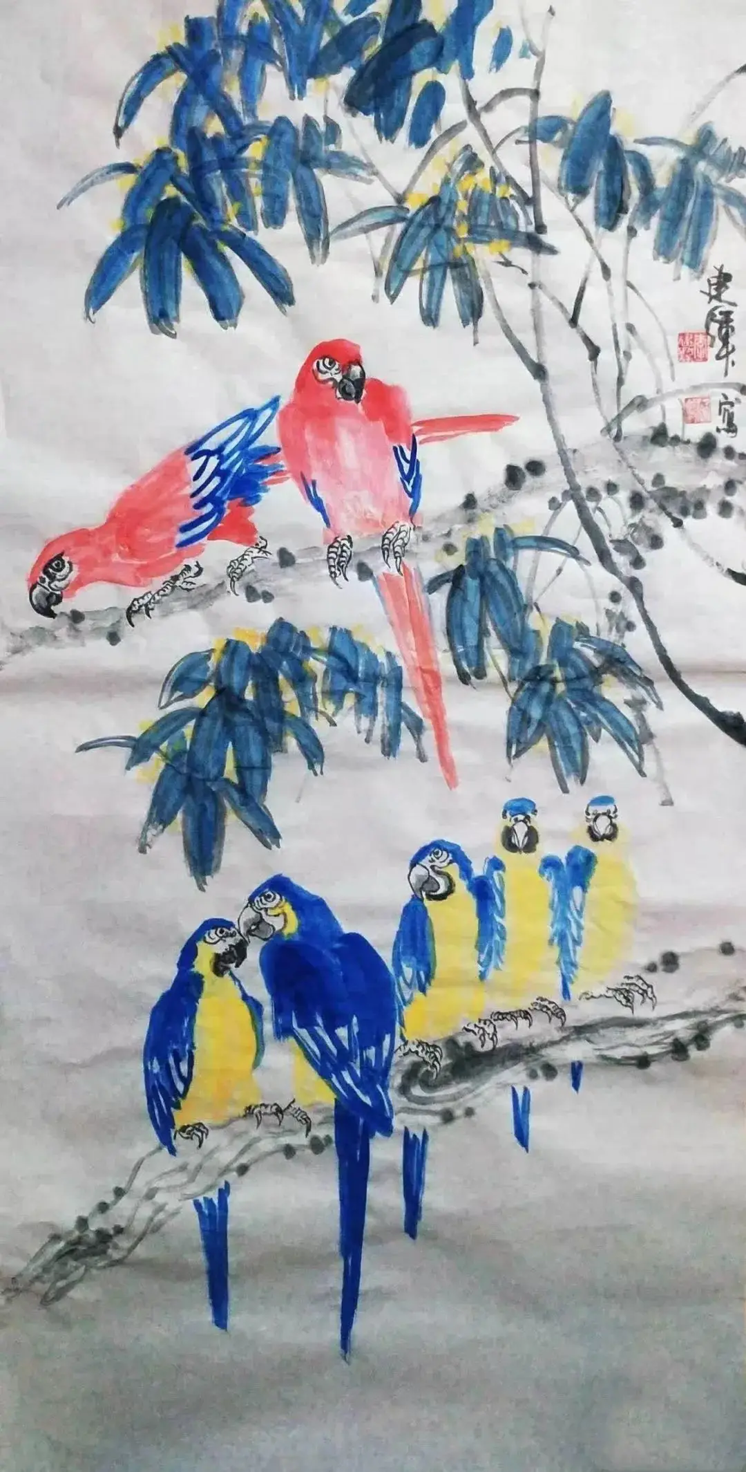 李翰博水平怎么样_李翰 国画 山水画