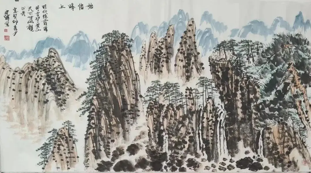 李翰博水平怎么样_李翰 国画 山水画