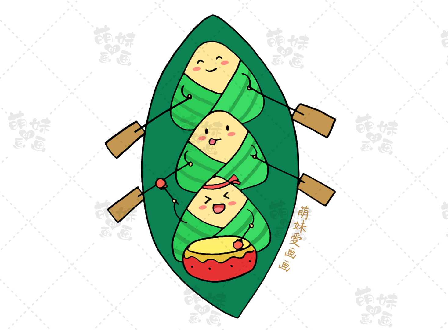 端午节手抄报模板_端午民俗手抄报设计_传统文化艺术手抄报