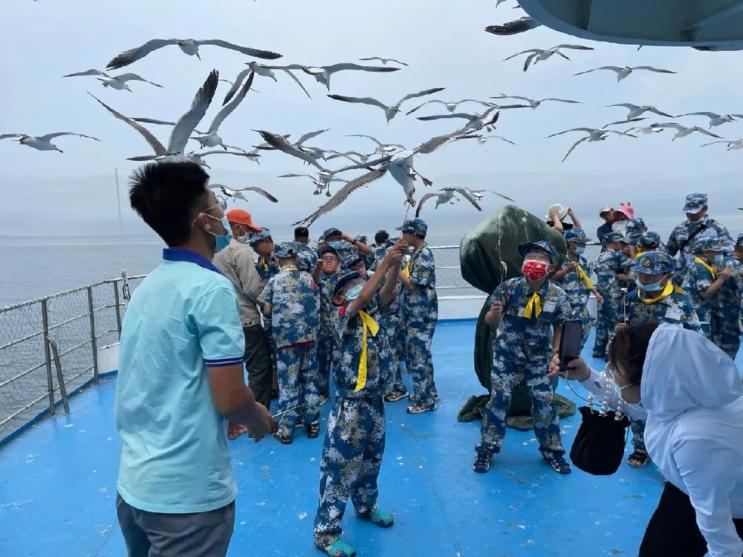 长垣暑假夏令营_威海海图腾研学旅行_威海海图腾军事夏令营