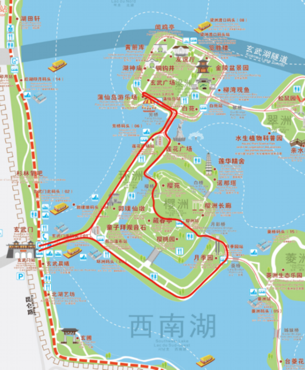 五一运河沿线旅游攻略_江苏省旅游攻略_玄武湖乘船赏景