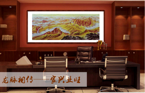 长城图片万里长城图画_万里长城风水画 国画长城图 欣赏