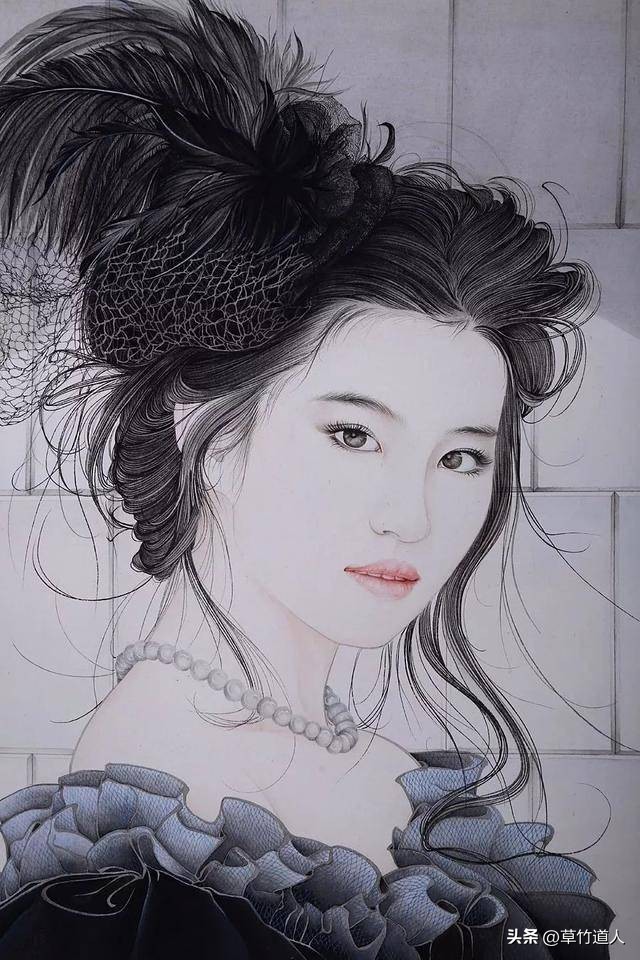 绘画作品形神结合意境表达_手绘线条--物象空间的表达_艺术手段深刻内涵表达