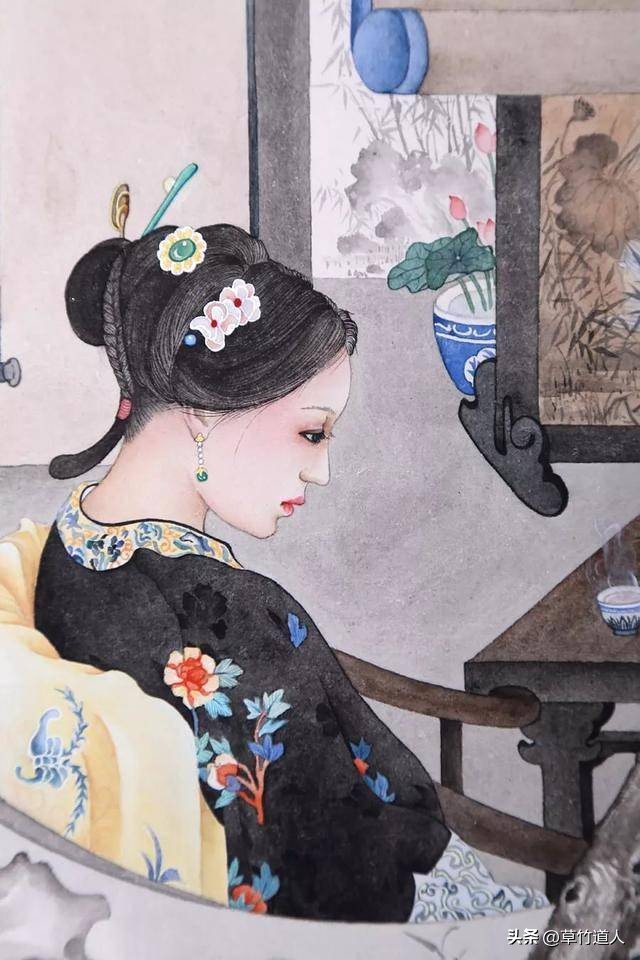 艺术手段深刻内涵表达_绘画作品形神结合意境表达_手绘线条--物象空间的表达