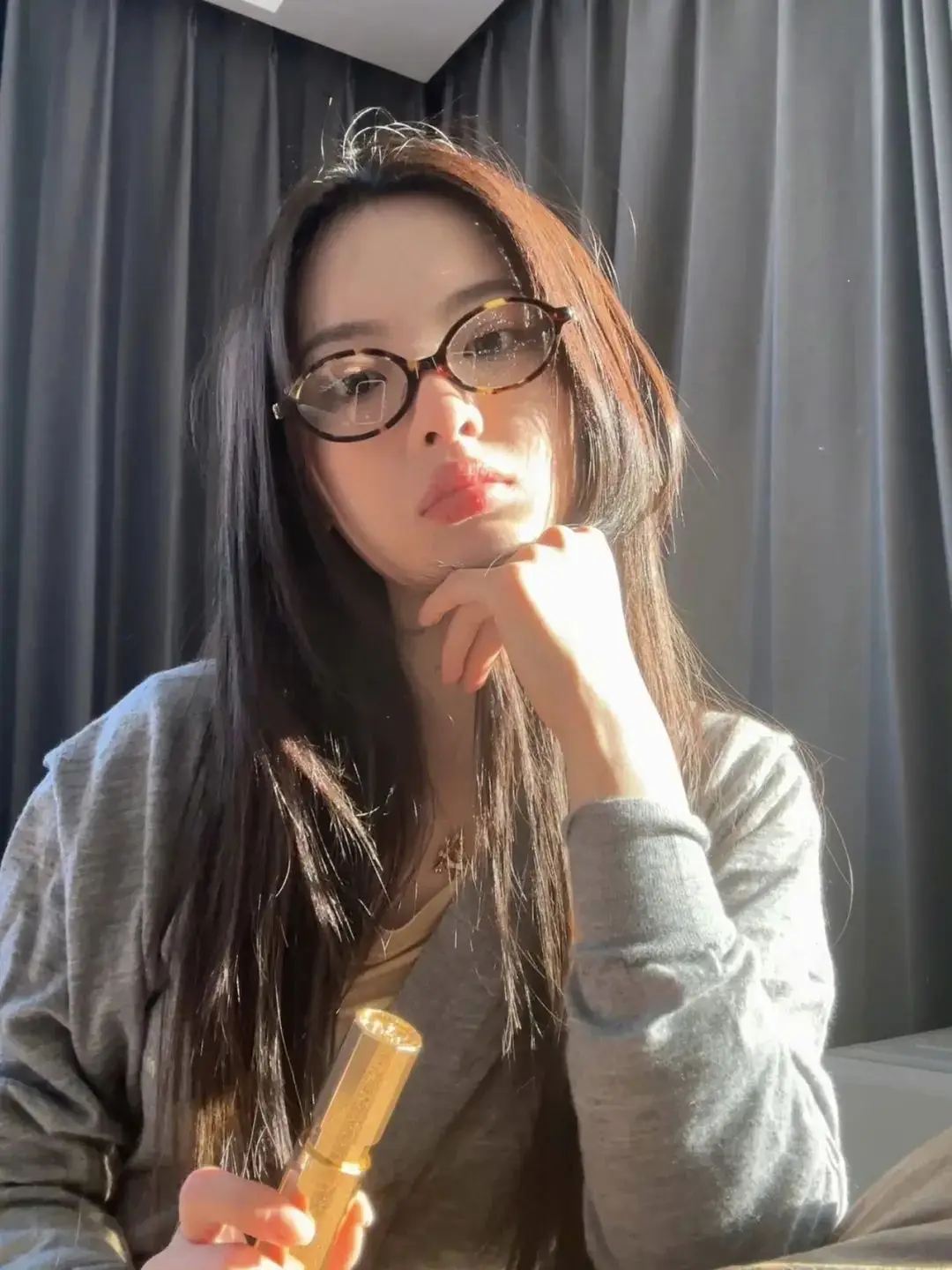 知识分子风眼镜_复古圆框眼镜_chloe眼镜图片